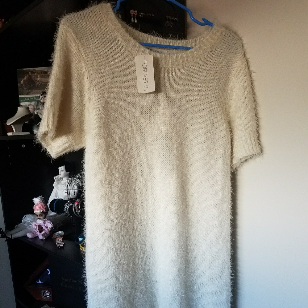 Forever21 White Sweater Dress